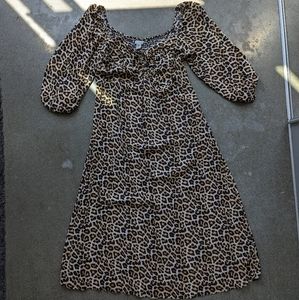 H&M Cheetah Print Dress